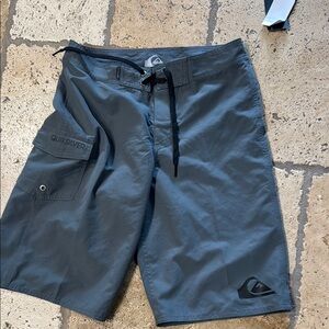 Quiksilver Men's Gray Swim Shorts